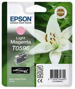 Original Epson T0596 Light Magenta Ink Cartridge