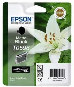 Original Epson T0598 Matt Black Ink Cartridge