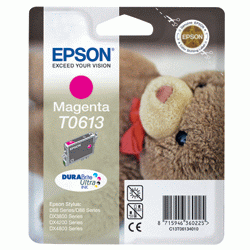 Original Epson T0613 Magenta Ink cartridge