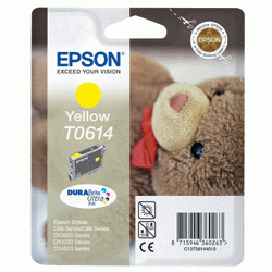 Original Epson T0614 Yellow Ink cartridge