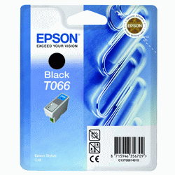 Original Epson T066 Black  Ink cartridge