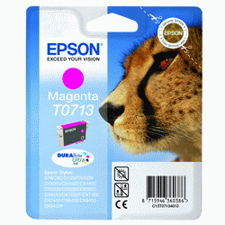 Original Epson T0713 Magenta Ink cartridge