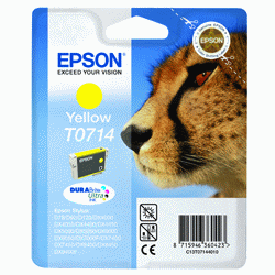 Original Epson T0714 Yellow  Ink cartridge