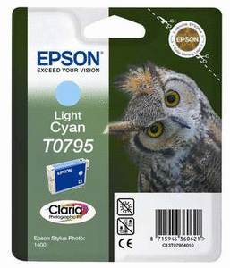 Original Epson T0795 Photo Cyan Ink Cartridge