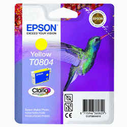 Original Epson T0804 Yellow Ink cartridge
