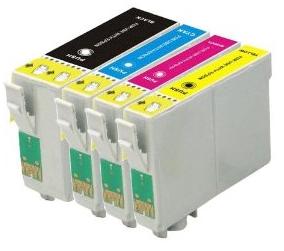 Compatible Epson T1001/T1002/T1003/T1004 a set of 4 Ink Cartridges