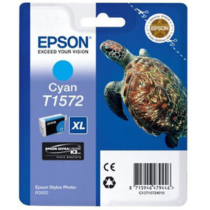 Original Epson T1572 Cyan Ink Cartridge