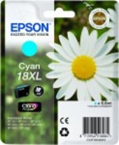Original Epson 18XL Cyan Ink Cartridge High Capacity (T1812)