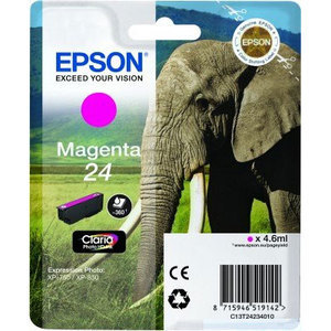 Original Epson 24 Magenta Ink Cartridge (T2423) (24 Series)