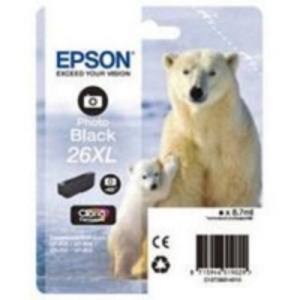 Original Epson 26XL Photo Black Ink cartridge High Capacity (T2631)