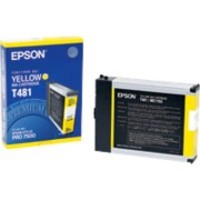 Original Epson T481 Yellow Ink Cartridge