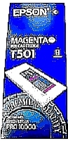 Original Epson T501 Magenta Ink Cartridge