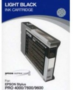 Original Epson T5437 Light Black Ink Cartridge