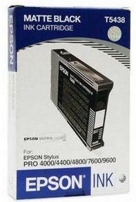 Original Epson T5438 Matt Black Ink Cartridge
