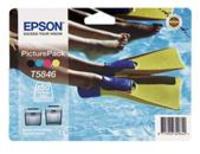 Original Epson T5846 Picturepack - Ink Cartridge + Paper