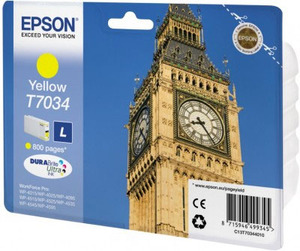 Original Epson T7034 Yellow Ink Cartridge