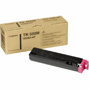 Original Kyocera TK-500M Magenta Toner Cartridge