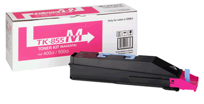 Original Kyocera TK-855M Magenta Toner Cartridge