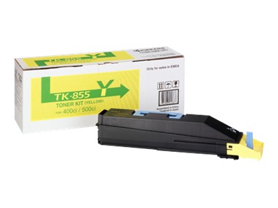 Original Kyocera TK-855Y Yellow Toner Cartridge