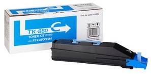 Original Kyocera TK-880C Cyan Toner Cartridge