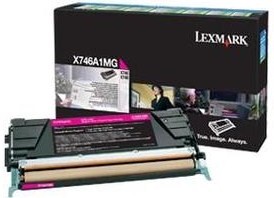 Original Lexmark X746A1MG Magenta Toner Cartridge