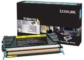 Original Lexmark X746A1YG Yellow Toner Cartridge