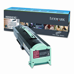 Original Lexmark X850H21G Black toner Cartridge