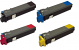 Kyocera Compatible (TK520B/C/M/Y) Quad Pack, Black/Cyan/Magenta/Yellow
