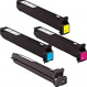 Konica Minolta Original (A070150/450/350/250) Quad Pack, Black/Cyan/Magenta/Yellow
