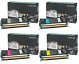 Lexmark Original (C5220KS/CS/MS/YS) Quad Pack, Black/Cyan/Magenta/Yellow
