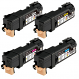 Epson Original (C13S050630/29/28/27) Quad Pack, Black/Cyan/Magenta/Yellow
